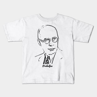 Sergei Prokofiev Russian Classical Music Composer Conductor Kids T-Shirt